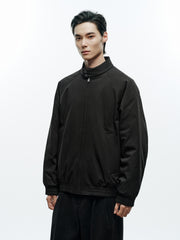 Men's Casual Harrington Stand-Collar White Duck Down Puffer
