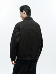 Men's Casual Harrington Stand-Collar White Duck Down Puffer