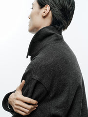 Men's Commuter Lapel Warm Wool Jacket