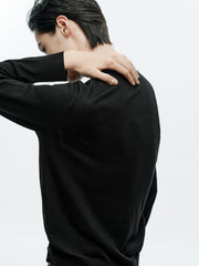 Men's Casual 100% Wool Machine-Washable Baselayer Knit
