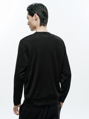 Men's Casual 100% Wool Machine-Washable Baselayer Knit