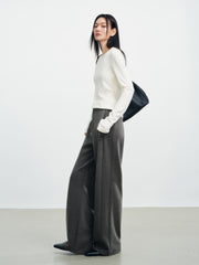 Women's Soild Soft Knit Casual Sweatpants