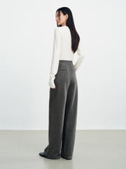 Women's Soild Soft Knit Casual Sweatpants