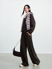 Women's Casual Relaxed Knit Sweatshirt & Pants Set