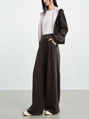Women's Casual Relaxed Knit Sweatshirt & Pants Set