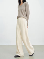 Women's Soild Soft Knit Casual Sweatpants