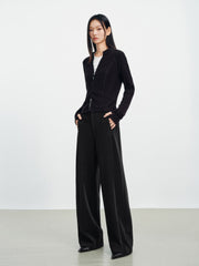 Women's Soild Soft Knit Casual Sweatpants
