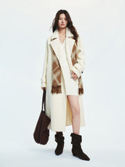 Women's Quiet Luxury Double-Faced Wool Robe Coat