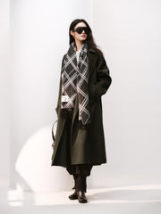 Women's Quiet Luxury Double-Faced Wool Robe Coat