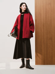 Women's Commuter Wool-Blend Robe Coat