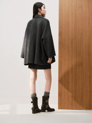 Women's Commuter Wool-Blend Robe Coat