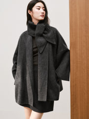 Women's Commuter Wool-Blend Robe Coat