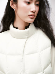 Women's Casual Waist-Cinching Paneled Lightweight Down Jacket