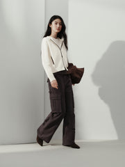 Women's Commuter Double-Zip Hooded Knit Cardigan
