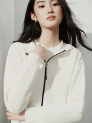Women's Commuter Double-Zip Hooded Knit Cardigan