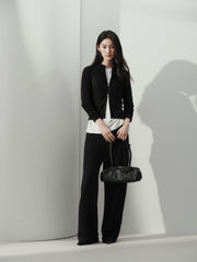 Women's Casual Sporty Stand-Collar Zip Cardigan
