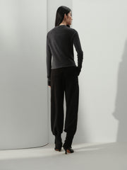 Women's Casual Sporty Stand-Collar Zip Cardigan