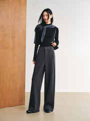 Women's Soild Soft Knit Casual Sweatpants