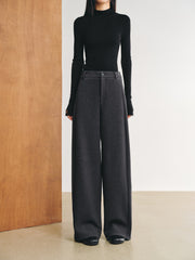 Women's Soild Soft Knit Casual Sweatpants