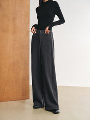 Women's Soild Soft Knit Casual Sweatpants