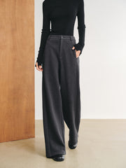 Women's Soild Soft Knit Casual Sweatpants