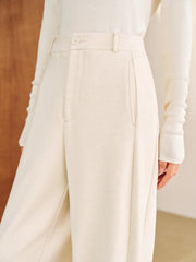 Women's Soild Soft Knit Casual Sweatpants