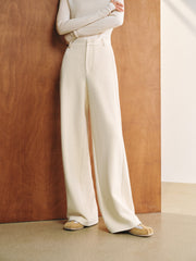 Women's Soild Soft Knit Casual Sweatpants