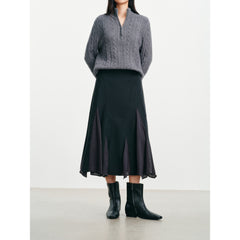 Women's Commuter Asymmetric Mermaid Skirt