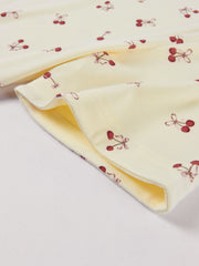 Women's Casual Cherry Tencel Pajama Set