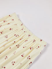 Women's Casual Cherry Tencel Pajama Set