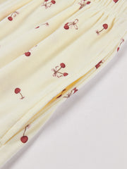 Women's Casual Cherry Tencel Pajama Set
