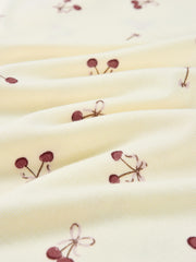 Women's Casual Cherry Tencel Pajama Set