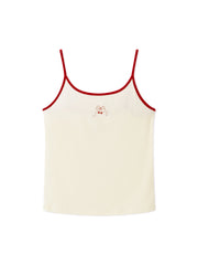 Women's Casual Cherry Tencel Pajama Set