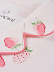 Women's Cozy Strawberry Print Pajama Set