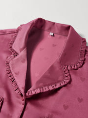 Women's Iridescent Shell Camisole Loungewear Set