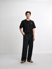 Men's Basic Embroidered T-Shirt