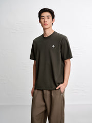Men's Basic Embroidered T-Shirt