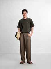 Men's Basic Embroidered T-Shirt