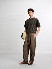 Men's Basic Embroidered T-Shirt