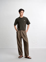 Men's Basic Embroidered T-Shirt