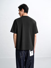 Men's Cotton-Blend T-Shirt with Graphic Embroidery