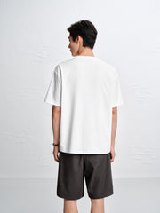 Men's Cotton-Blend T-Shirt with Graphic Embroidery