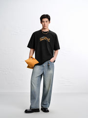 Men's Loose-Fit T-Shirt with Back Print