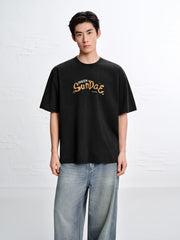 Men's Loose-Fit T-Shirt with Back Print