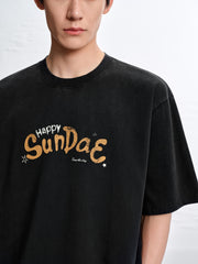Men's Loose-Fit T-Shirt with Back Print