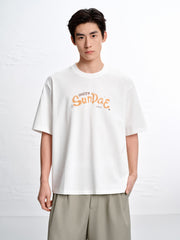Men's Loose-Fit T-Shirt with Back Print