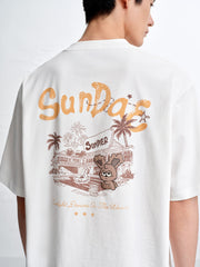 Men's Loose-Fit T-Shirt with Back Print
