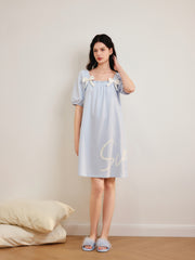 Women's Sweet Square-Neck Sleep Dress