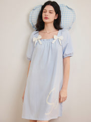 Women's Sweet Square-Neck Sleep Dress