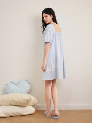Women's Sweet Square-Neck Sleep Dress